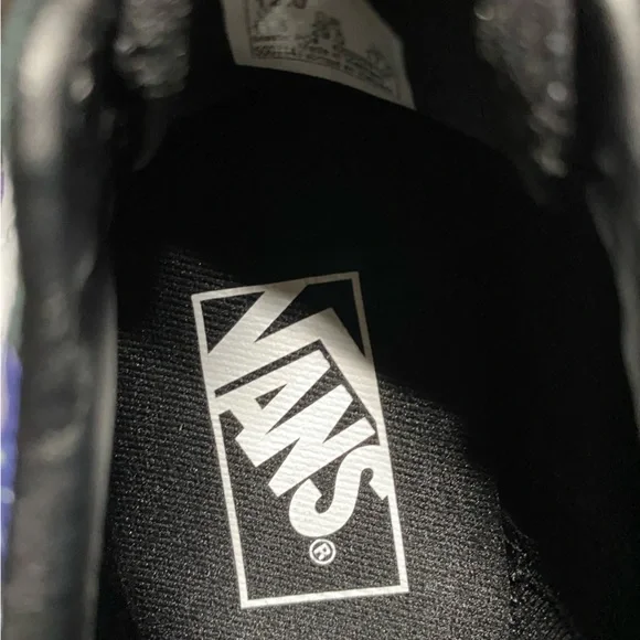 Vans kids Wade shoes in purple floral Size-12 - Picture 9 of 12